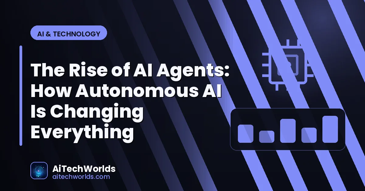 futuristic AI and emerging technology visualization — the rise of ai agents ai agents 2025