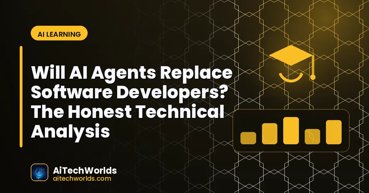 AI agent workflow automation on development screen — will ai agents replace software developers
