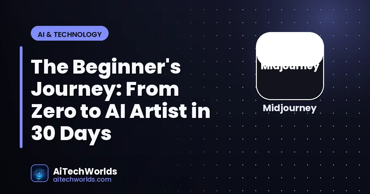 AI-generated digital artwork and image creation — the beginners journey ai art beginner