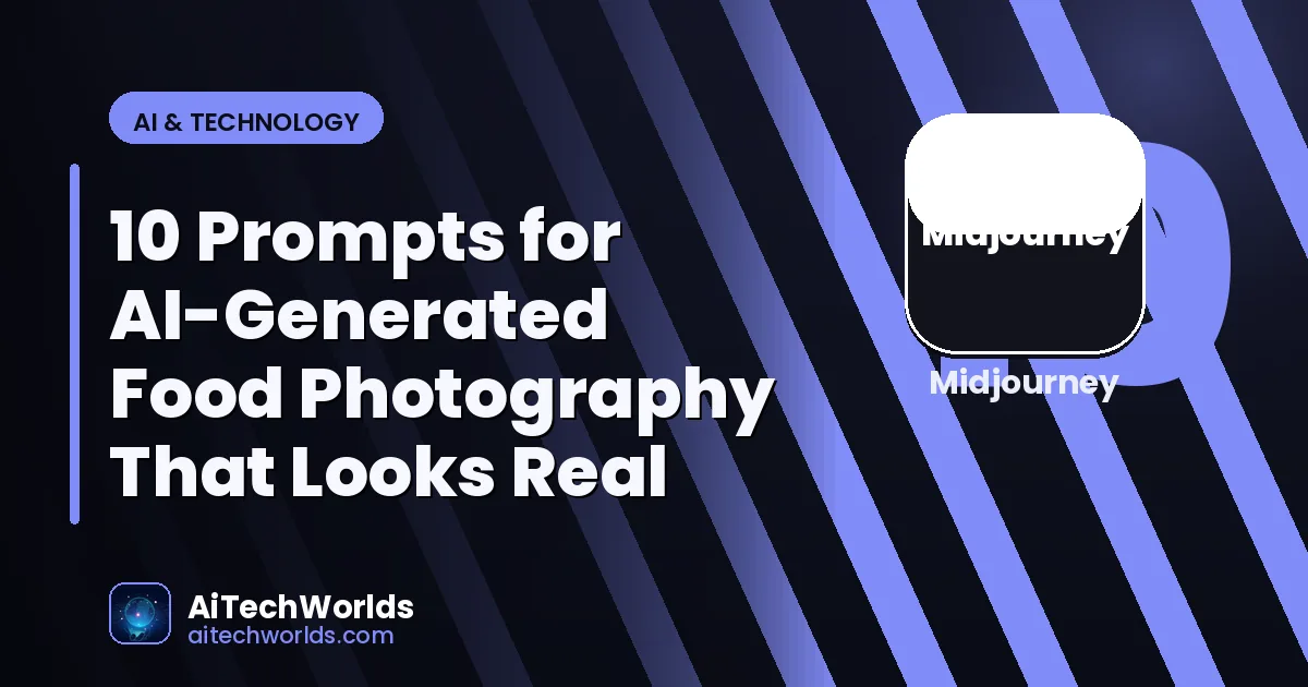 AI-generated digital artwork and image creation — prompts for ai-generated food photography that AI food photography prompts