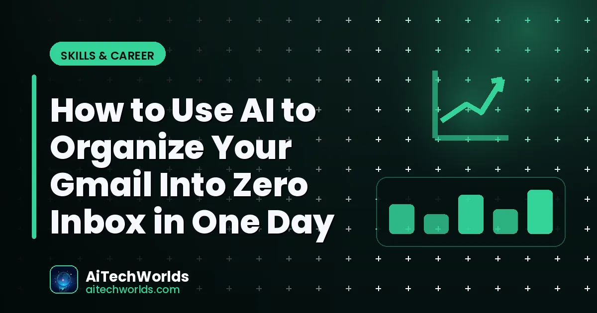 productivity workspace with laptop and planner — ai gmail inbox productivity zero inbox tips