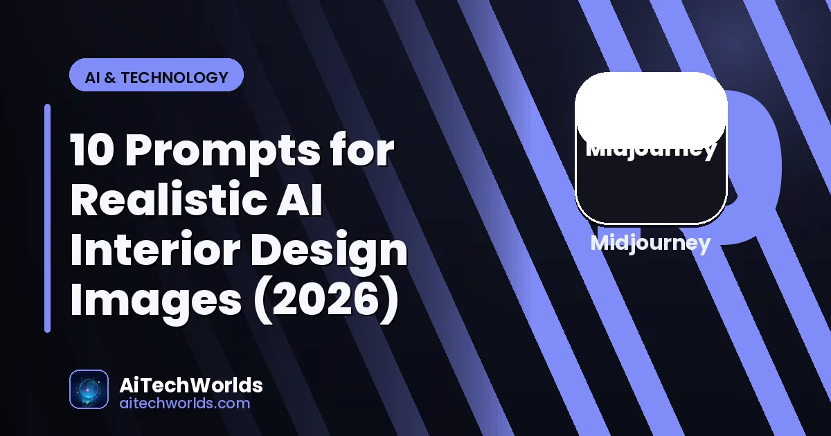 AI-generated digital artwork and image creation — prompts for realistic ai interior design images AI interior design prompts