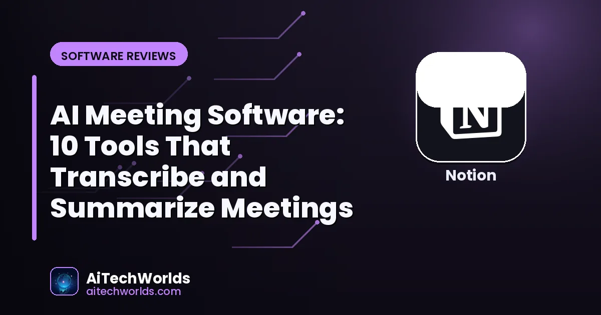 Team in a business meeting with laptops and notebooks for AI meeting software review