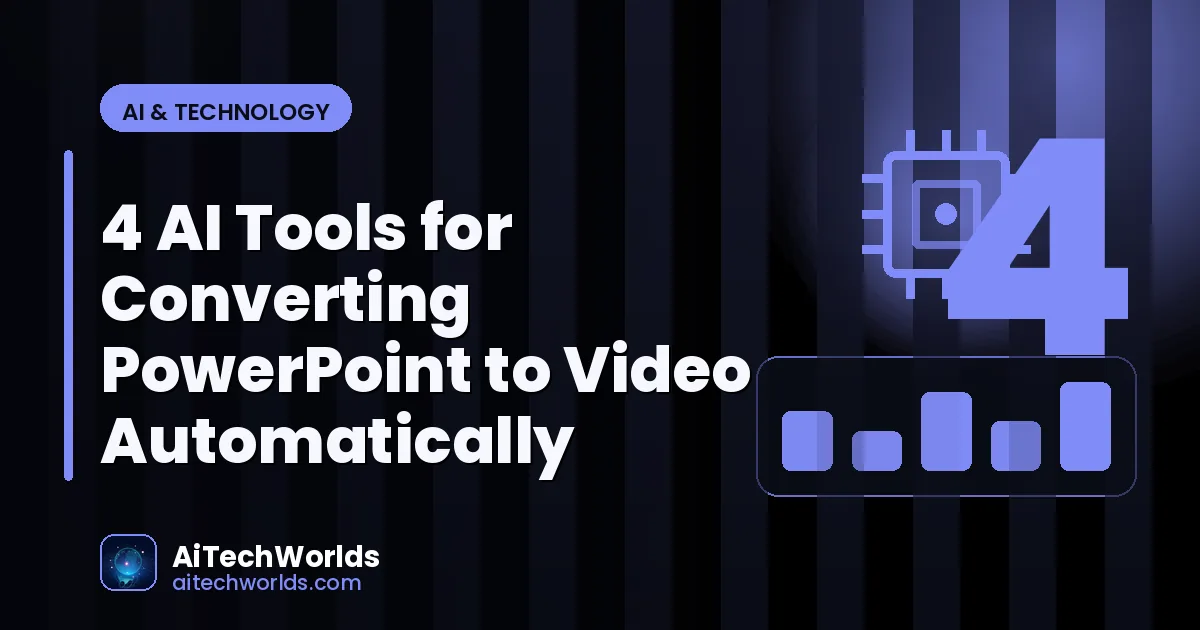 PowerPoint presentation slides being converted to video — AI PPT to video tool