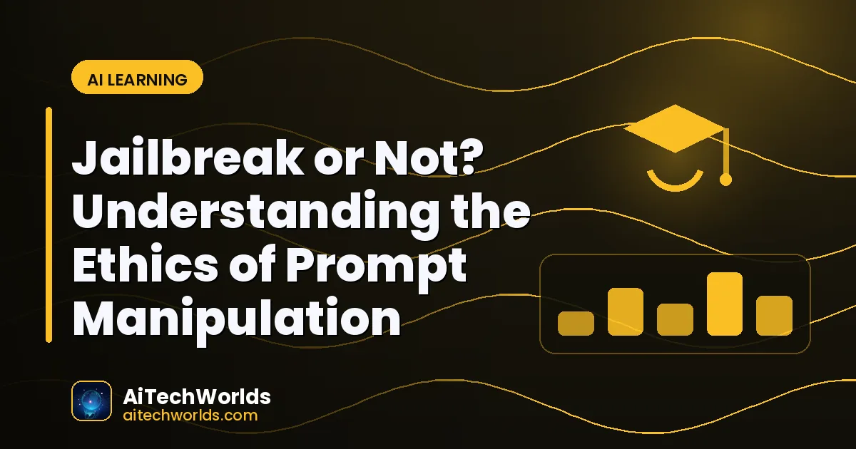 AI prompt engineering workflow on screen — jailbreak or not ai prompt ethics