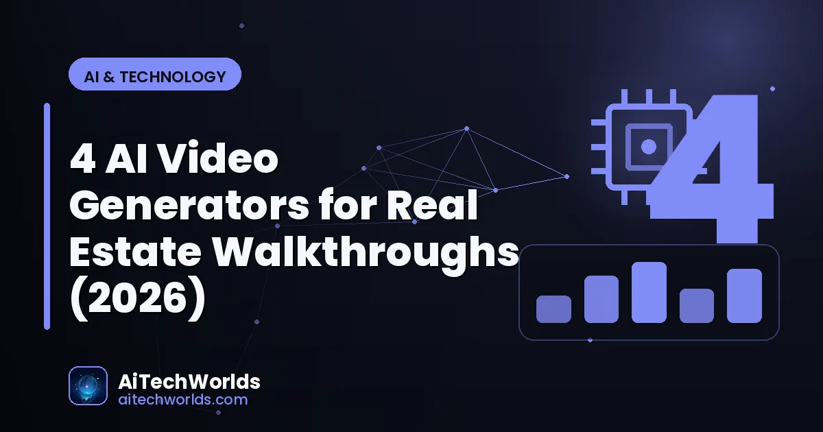 modern house exterior with virtual tour video overlay — AI real estate video generator