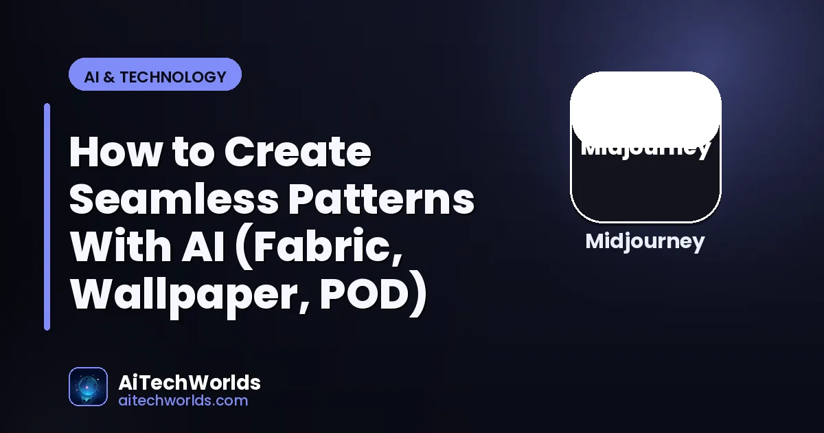 AI-generated digital artwork and image creation — how to create seamless patterns with ai AI seamless pattern generator